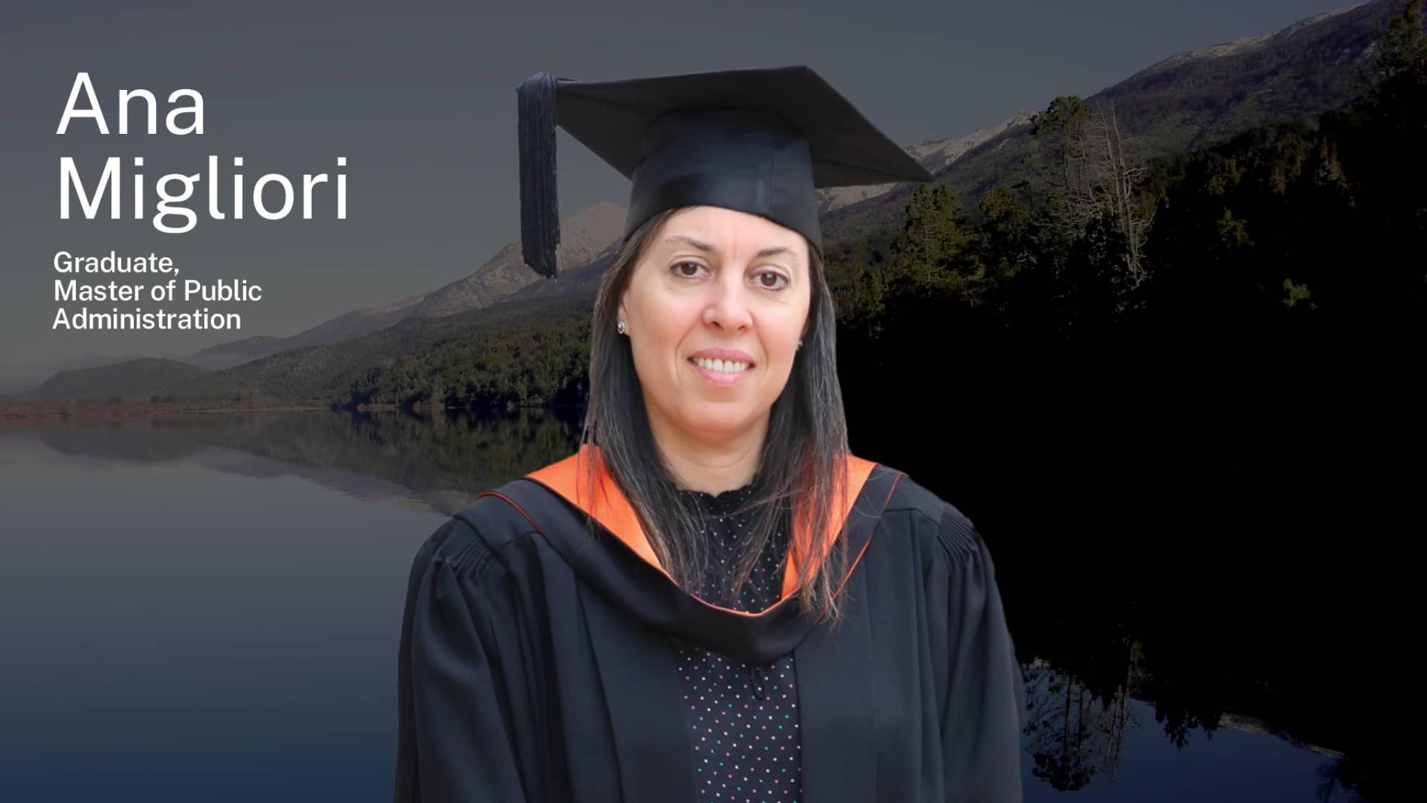 Ana Migliori, Crawford School of Public Policy graduate
